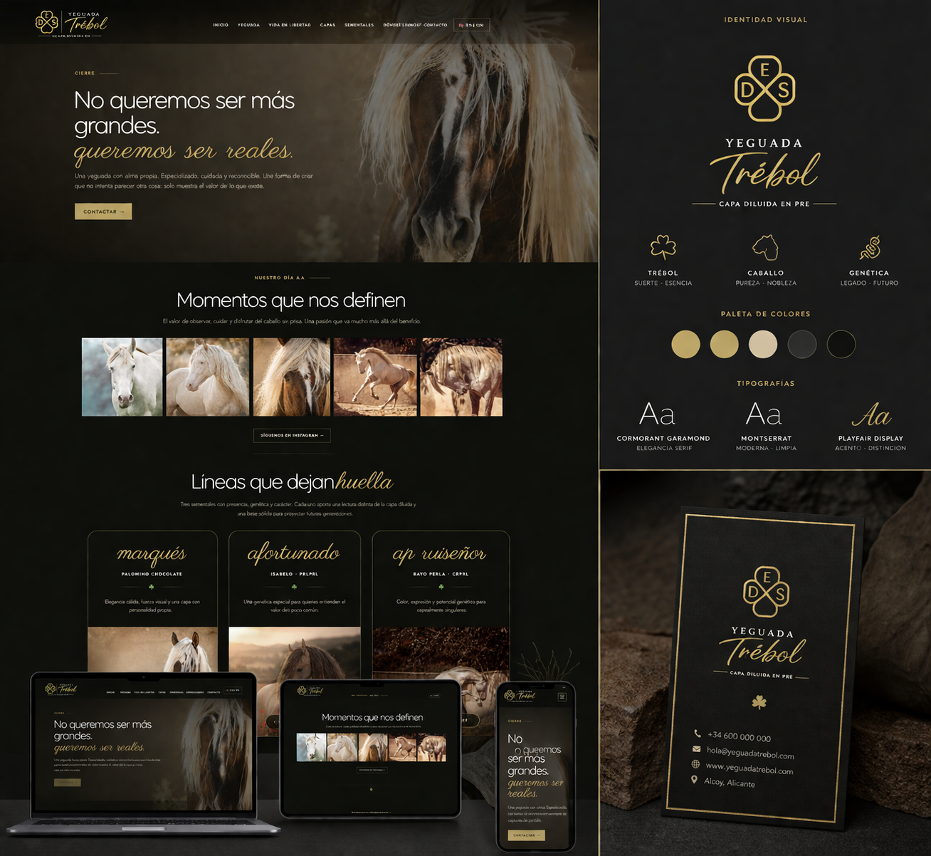 Branding Yeguada Trébol